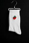 Long socks-strawberry