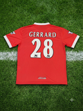 Steven Gerrard #28 Liverpool FC Home Shirt – 2000/01