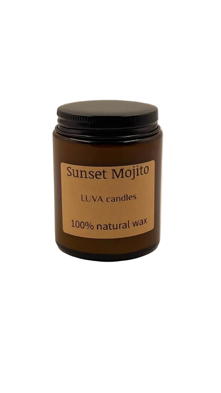 Sunset Mojito Natural Wax Candle