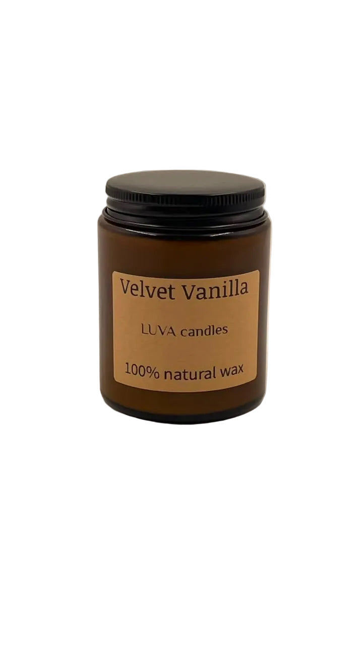 Velvet Vanilla Natural Wax Candle