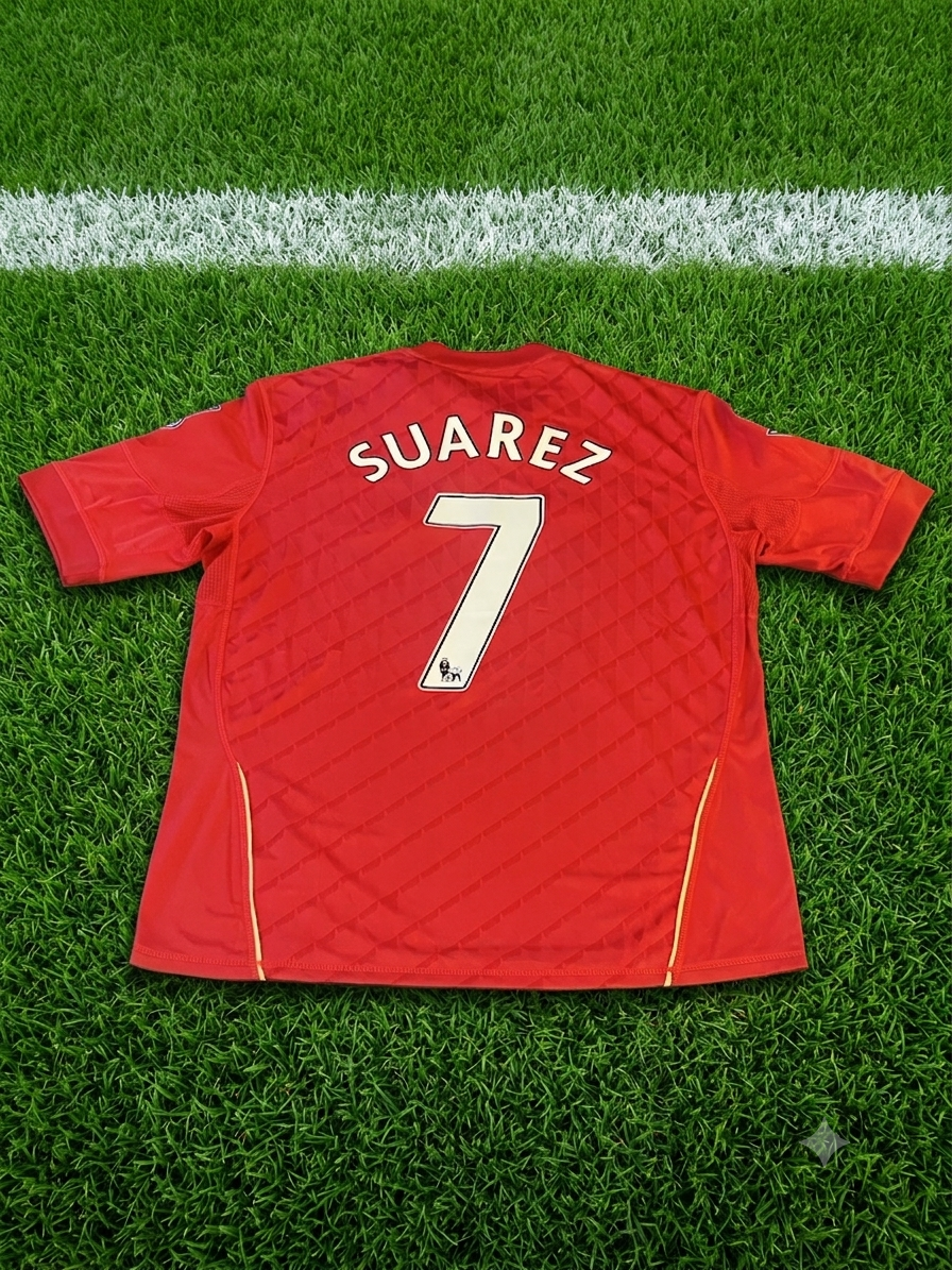 Luis Suarez #7 Liverpool FC Home Shirt – 2011/12