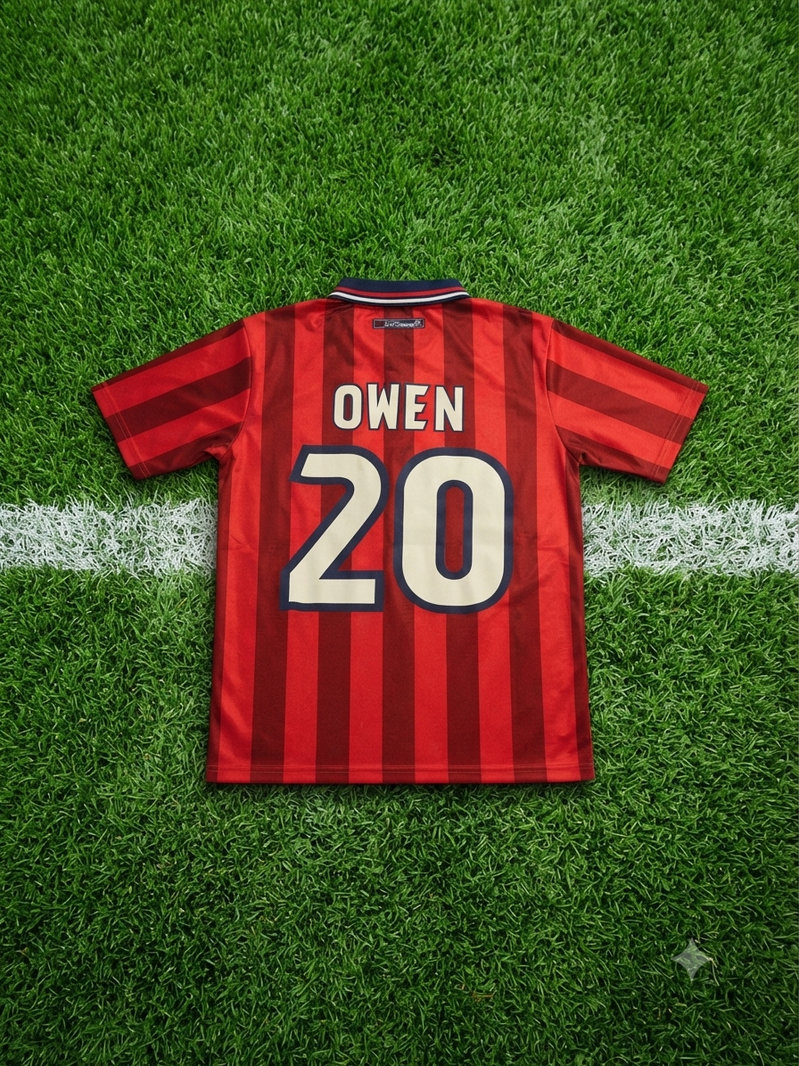 Michael Owen #20 England Away Shirt – 1998 FIFA World Cup France