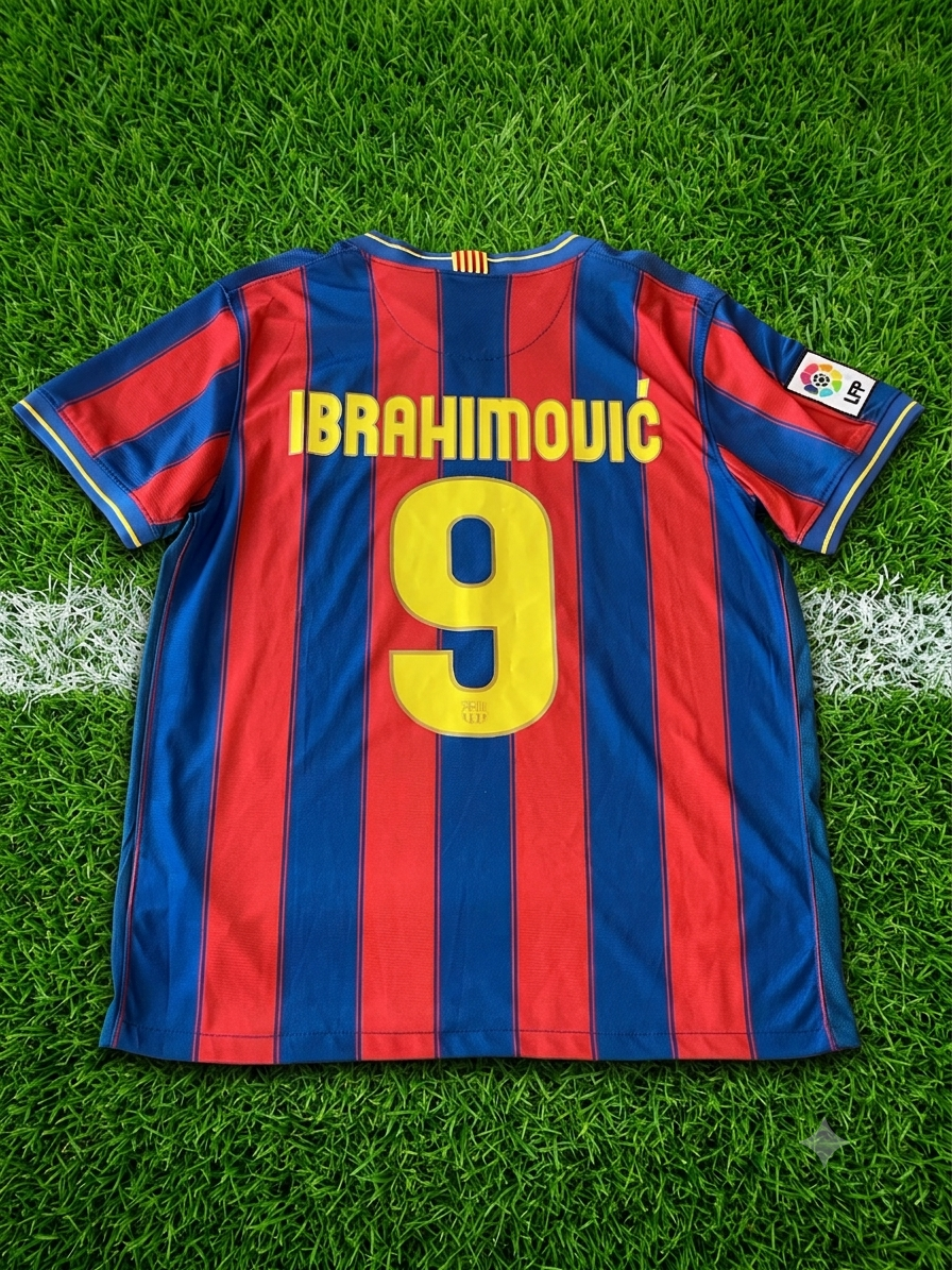 Zlatan Ibrahimović #9 – FC Barcelona Home Jersey 2009/10