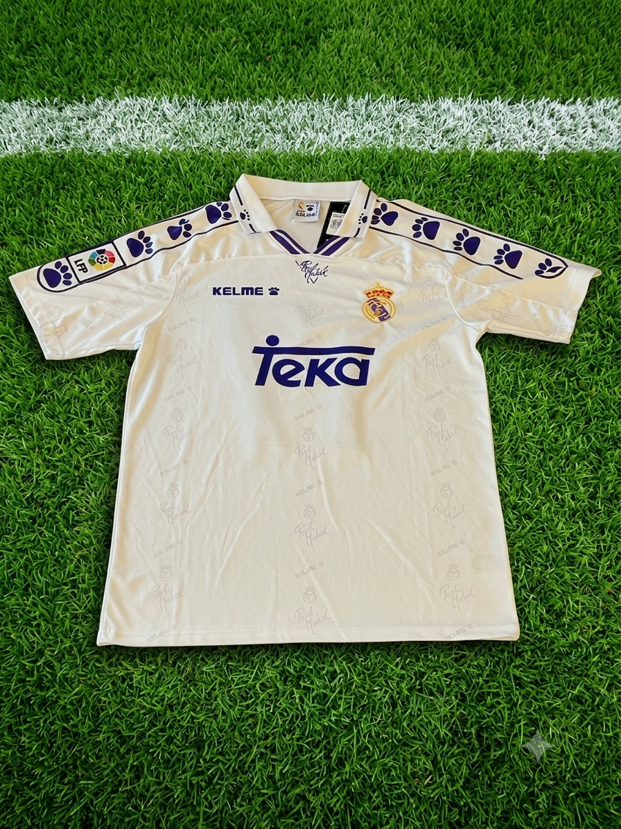 Raul #17 Real Madrid Home Jersey 1994/95
