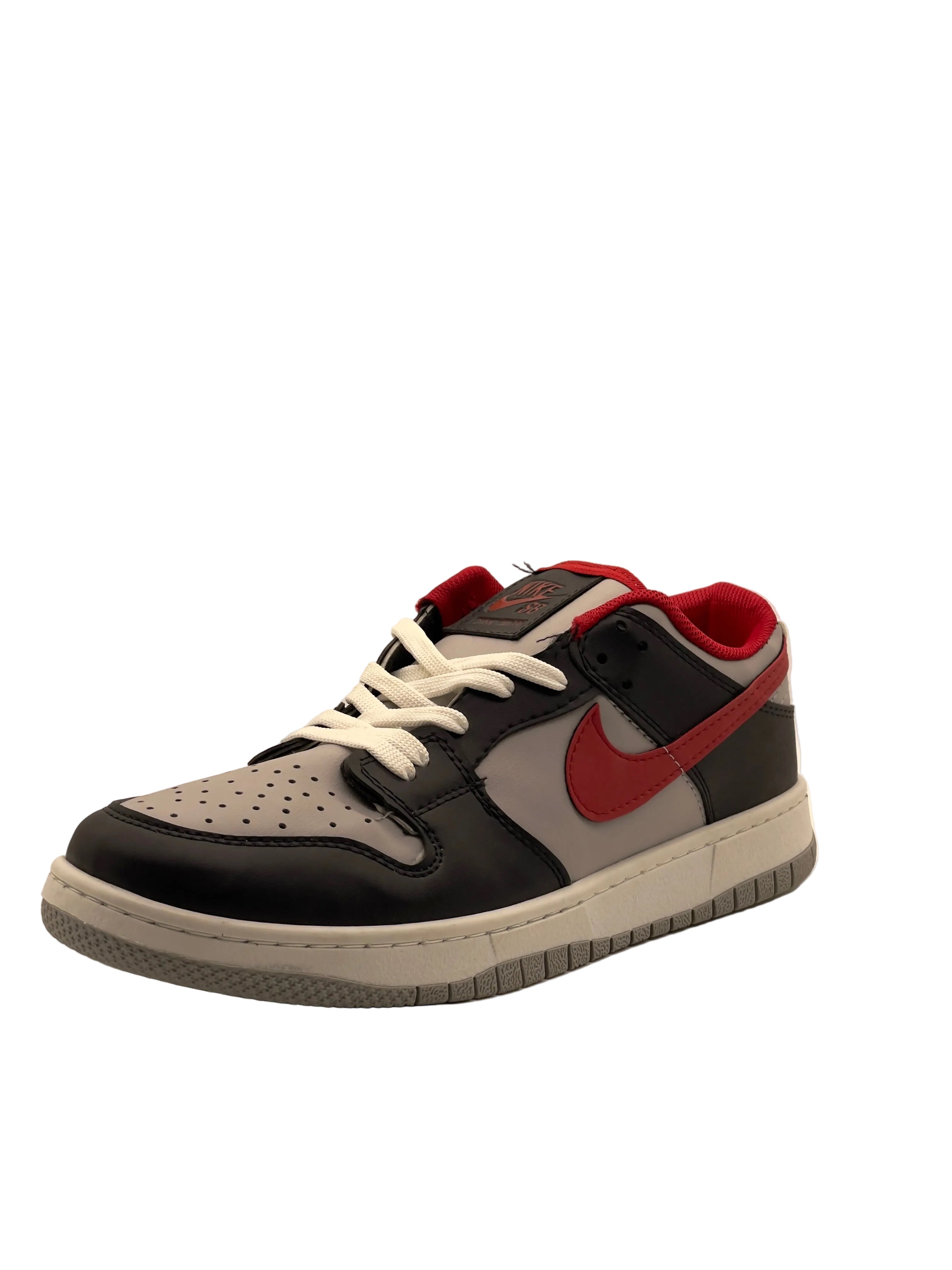 Nike SB Dunk Low Black Grey Red