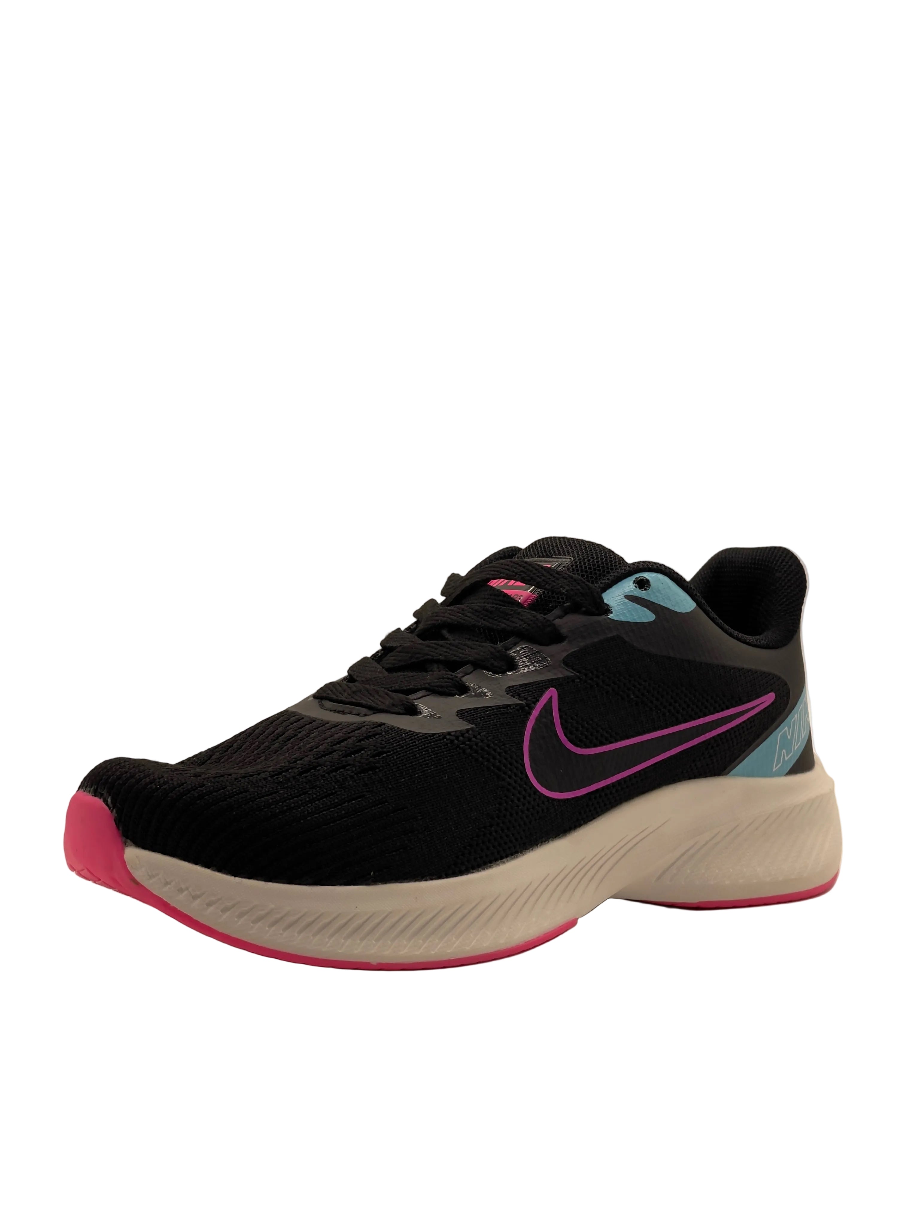Nike Zoom Run Black Pink Teal